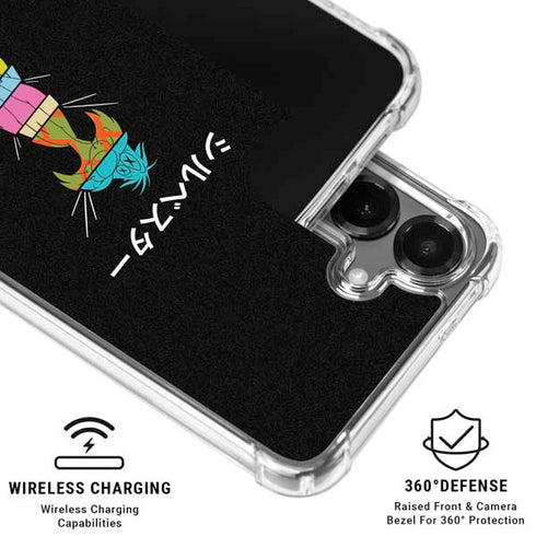 Looney Tunes Sylvester the Cat Sliced Juxtapose Galaxy S26 Plus Clear Case