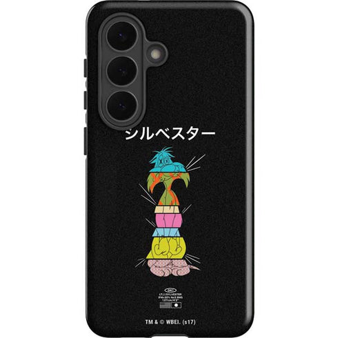 Looney Tunes Sylvester the Cat Sliced Juxtapose Galaxy S26 Plus Impact Case