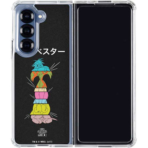 Looney Tunes Sylvester the Cat Sliced Juxtapose Galaxy Z Fold6 Clear Case