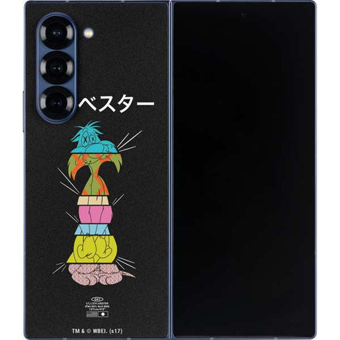 Looney Tunes Sylvester the Cat Sliced Juxtapose Galaxy Z Fold6 Skin