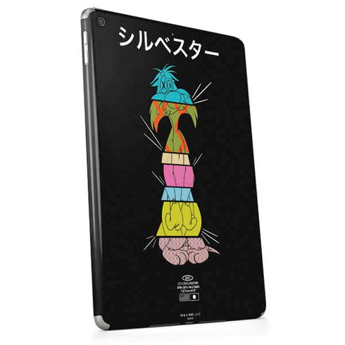 Looney Tunes Sylvester the Cat Sliced Juxtapose Apple iPad Skin