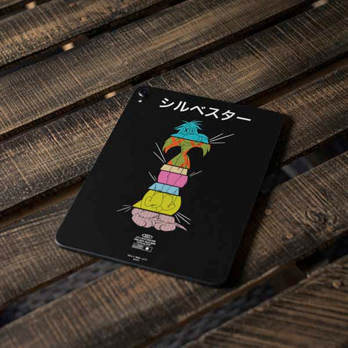 Looney Tunes Sylvester the Cat Sliced Juxtapose Apple iPad Pro Skin