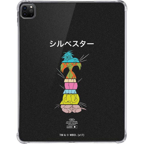 Looney Tunes Sylvester the Cat Sliced Juxtapose iPad Pro 11in (2024) Clear Case