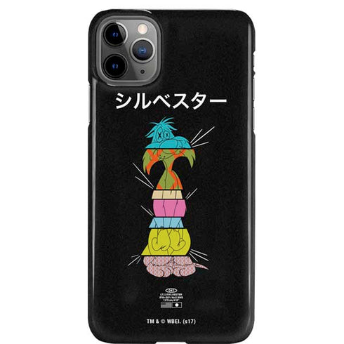 Looney Tunes Sylvester the Cat Sliced Juxtapose iPhone Cases