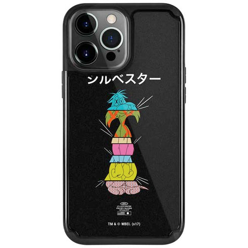 Looney Tunes Sylvester the Cat Sliced Juxtapose iPhone Cases