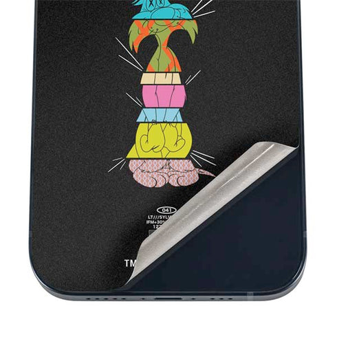 Looney Tunes Sylvester the Cat Sliced Juxtapose iPhone 16 Skin