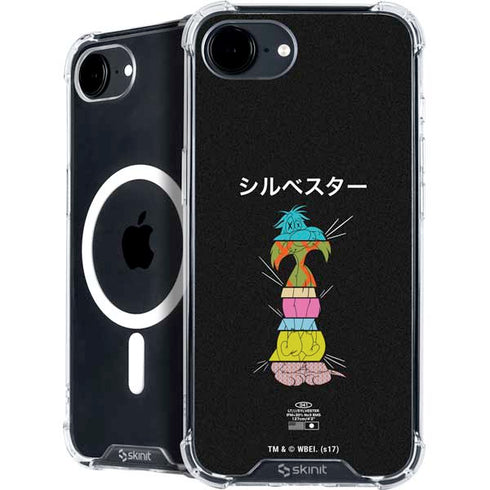 Looney Tunes Sylvester the Cat Sliced Juxtapose iPhone 16e MagSafe Case