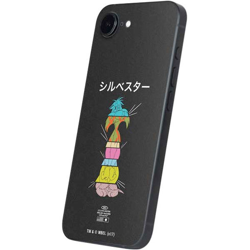 Looney Tunes Sylvester the Cat Sliced Juxtapose iPhone 16e Skin