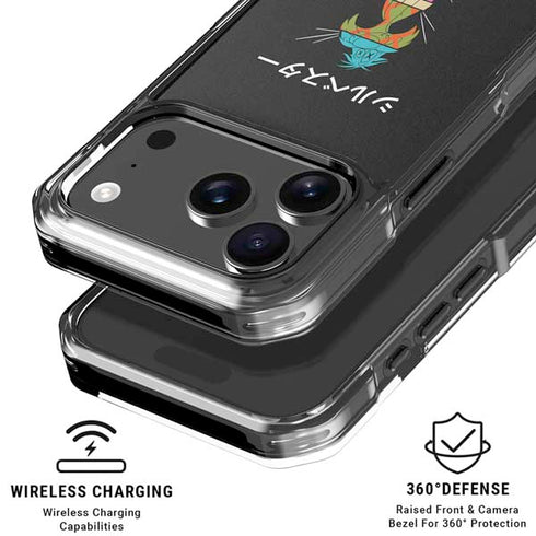 Looney Tunes Sylvester the Cat Sliced Juxtapose iPhone 18 Pro Clear Case