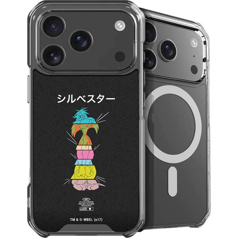 Looney Tunes Sylvester the Cat Sliced Juxtapose iPhone 18 Pro Max MagSafe Case