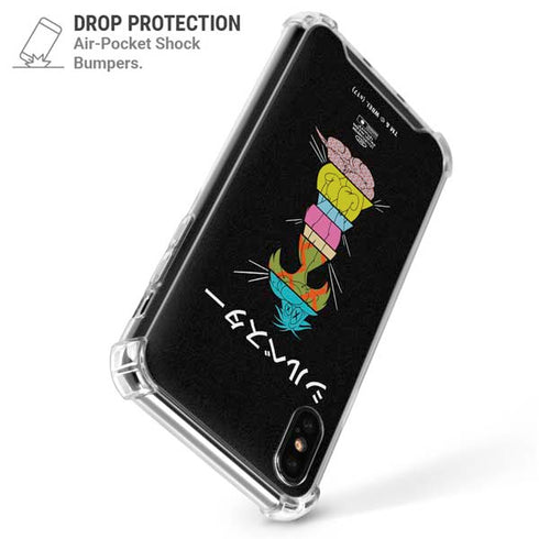 Looney Tunes Sylvester the Cat Sliced Juxtapose iPhone X/XS Clear Case