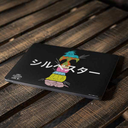 Looney Tunes Sylvester the Cat Sliced Juxtapose Apple MacBook Air Skin