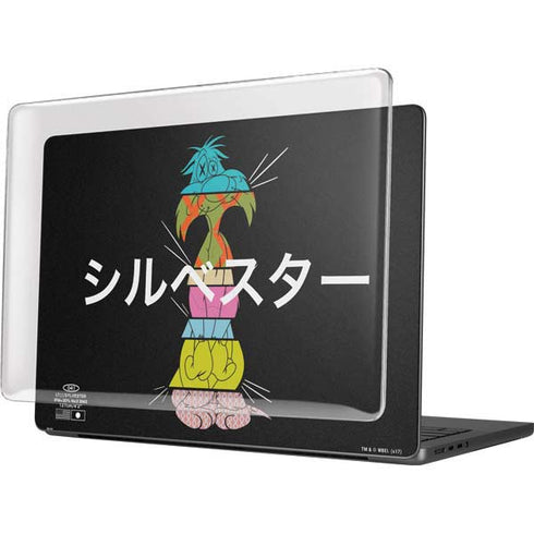 Looney Tunes Sylvester the Cat Sliced Juxtapose MacBook Pro 14in (2021-24) Case plus Skin