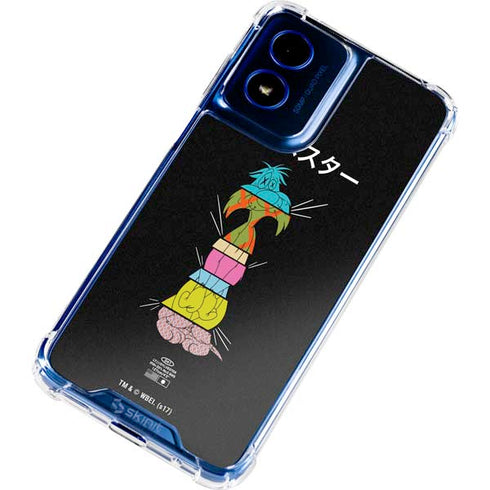 Looney Tunes Sylvester the Cat Sliced Juxtapose Moto G Play 4G (2024) Clear Case
