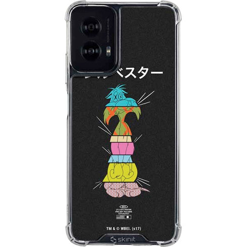 Looney Tunes Sylvester the Cat Sliced Juxtapose Moto G Power 5G (2024) Clear Case