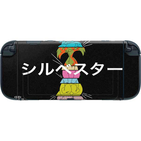 Looney Tunes Sylvester the Cat Sliced Juxtapose Nintendo Switch 2 (2025) with Joy-Con Skin