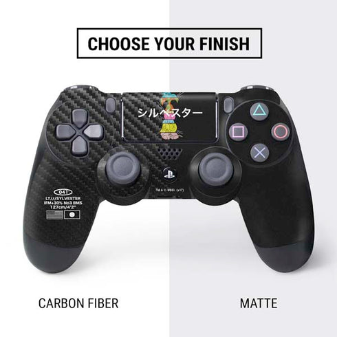 Looney Tunes Sylvester the Cat Sliced Juxtapose PS4 Controller Skin