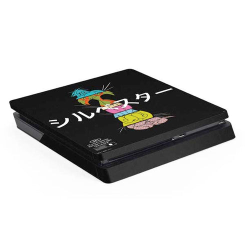 Looney Tunes Sylvester the Cat Sliced Juxtapose PlayStation PS4 Skins