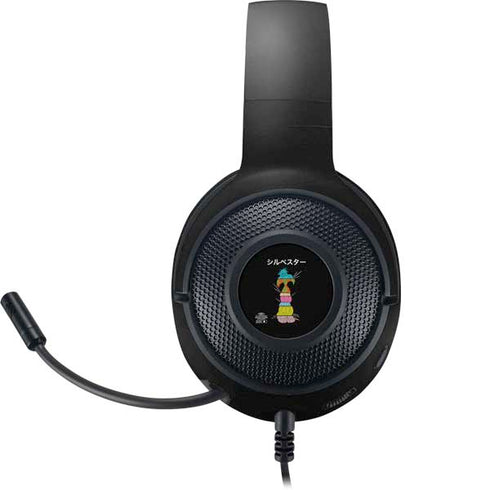 Looney Tunes Sylvester the Cat Sliced Juxtapose Razer Kraken X Skin