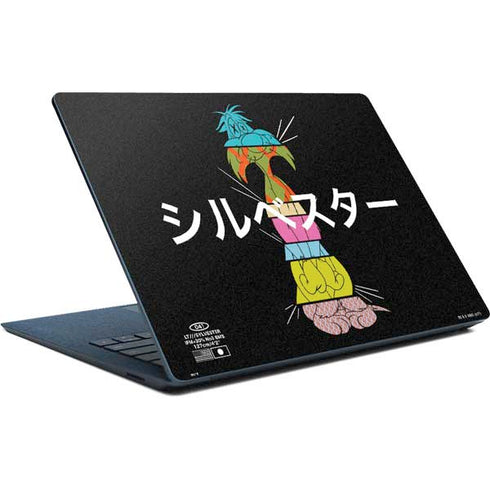Looney Tunes Sylvester the Cat Sliced Juxtapose Surface Laptop Skin