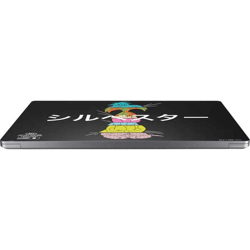 Looney Tunes Sylvester the Cat Sliced Juxtapose Laptop Skins