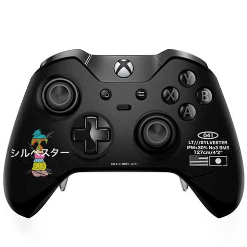 Looney Tunes Sylvester the Cat Sliced Juxtapose Xbox One Elite Controller Skin