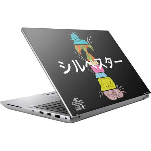 Looney Tunes Sylvester the Cat Sliced Juxtapose HP ZBook Fury 16 G10 Skin