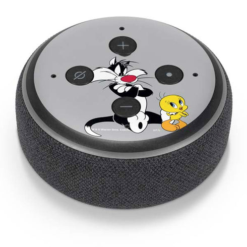 Looney Tunes Sylvester Tweety Bird Crossed Arms Amazon Echo Dot Skin
