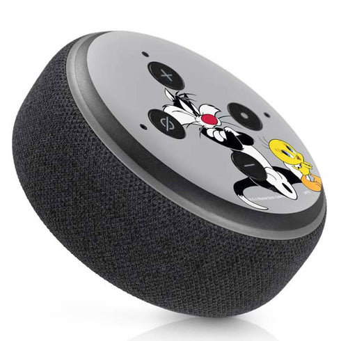 Looney Tunes Sylvester Tweety Bird Crossed Arms Amazon Echo Dot Skin
