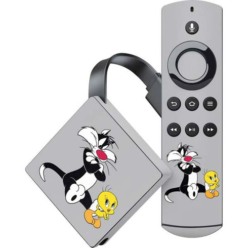 Looney Tunes Sylvester Tweety Bird Crossed Arms Amazon Fire TV Skin