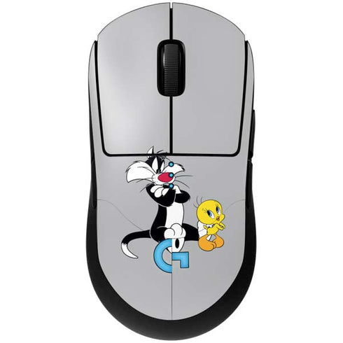 Looney Tunes Sylvester Tweety Bird Crossed Arms G Pro Wireless Gaming Mouse Skin