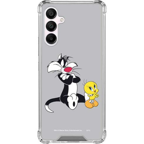 Looney Tunes Sylvester Tweety Bird Crossed Arms Galaxy A16 5G Clear Case