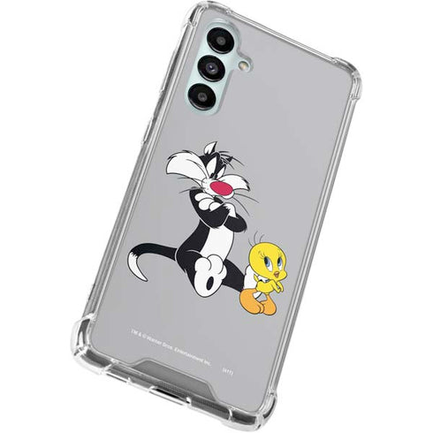 Looney Tunes Sylvester Tweety Bird Crossed Arms Galaxy A16 5G Clear Case