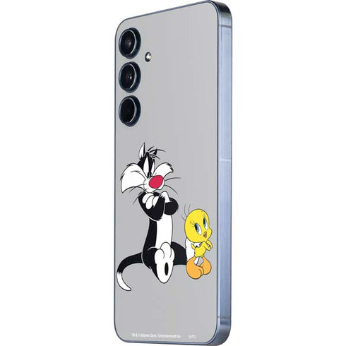Looney Tunes Sylvester Tweety Bird Crossed Arms Galaxy A35 5G Skin