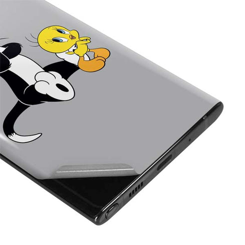 Looney Tunes Sylvester Tweety Bird Crossed Arms Galaxy Note 10 Plus Skin