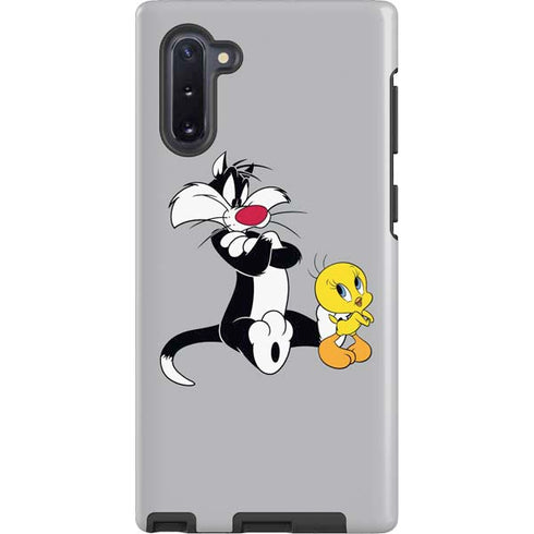 Looney Tunes Sylvester Tweety Bird Crossed Arms Galaxy Cases