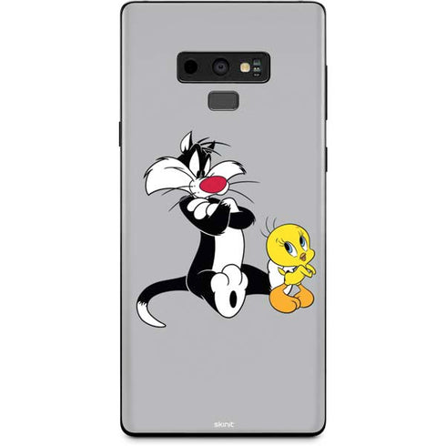 Looney Tunes Sylvester Tweety Bird Crossed Arms Galaxy Note 9 Skin