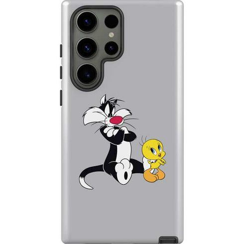 Looney Tunes Sylvester Tweety Bird Crossed Arms Galaxy S23 Ultra Pro Case