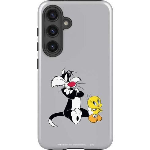 Looney Tunes Sylvester Tweety Bird Crossed Arms Galaxy S25 Impact Case