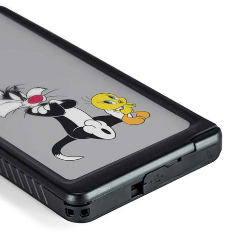 Looney Tunes Sylvester Tweety Bird Crossed Arms Galaxy S24 Ultra Waterproof Case