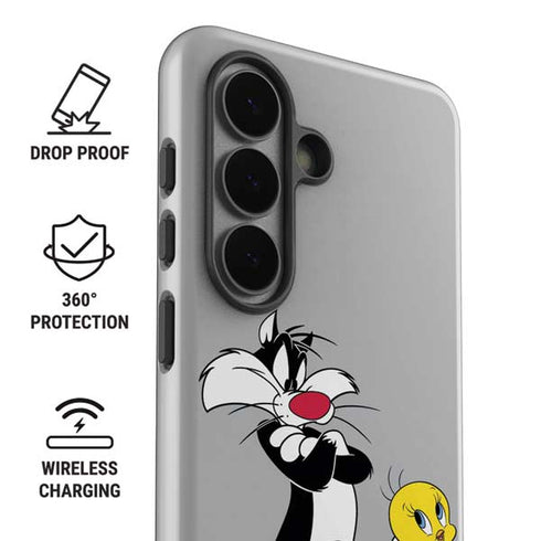 Looney Tunes Sylvester Tweety Bird Crossed Arms Galaxy S26 Impact Case