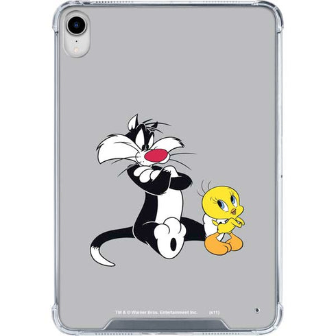 Looney Tunes Sylvester Tweety Bird Crossed Arms iPad 11th Gen (2025) Clear Case