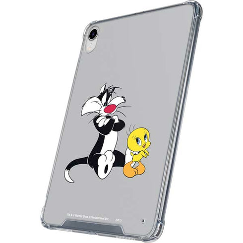 Looney Tunes Sylvester Tweety Bird Crossed Arms iPad 11th Gen (2025) Clear Case