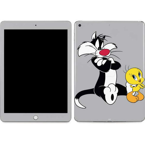 Looney Tunes Sylvester Tweety Bird Crossed Arms Apple iPad Skin