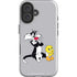 Looney Tunes Sylvester Tweety Bird Crossed Arms iPhone 16 Impact Case
