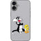 Looney Tunes Sylvester Tweety Bird Crossed Arms iPhone 16 Plus Skin