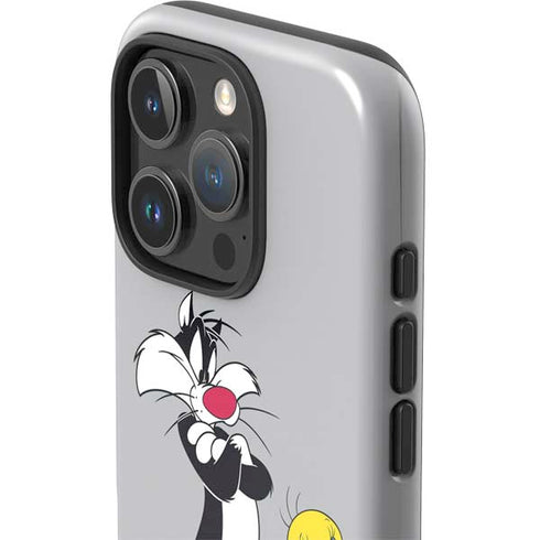 Looney Tunes Sylvester Tweety Bird Crossed Arms iPhone 16 Pro Impact Case