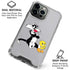 Looney Tunes Sylvester Tweety Bird Crossed Arms iPhone 16 Pro Max Clear Case