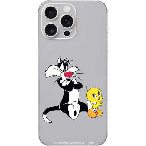 Looney Tunes Sylvester Tweety Bird Crossed Arms iPhone 16 Pro Max Skin