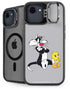 Looney Tunes Sylvester Tweety Bird Crossed Arms iPhone 16e Kickstand Case